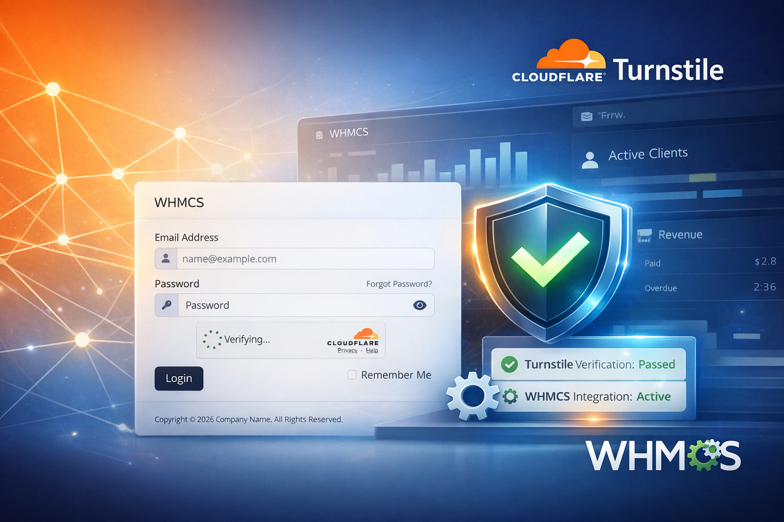 Cloudflare Turnstile for WHMCS