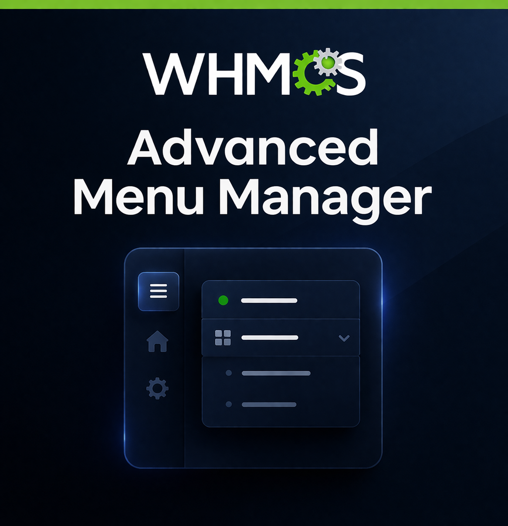 WHMCS Advanced Menu Manager